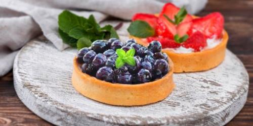 MiniBlueberry Mascarpone Tarte